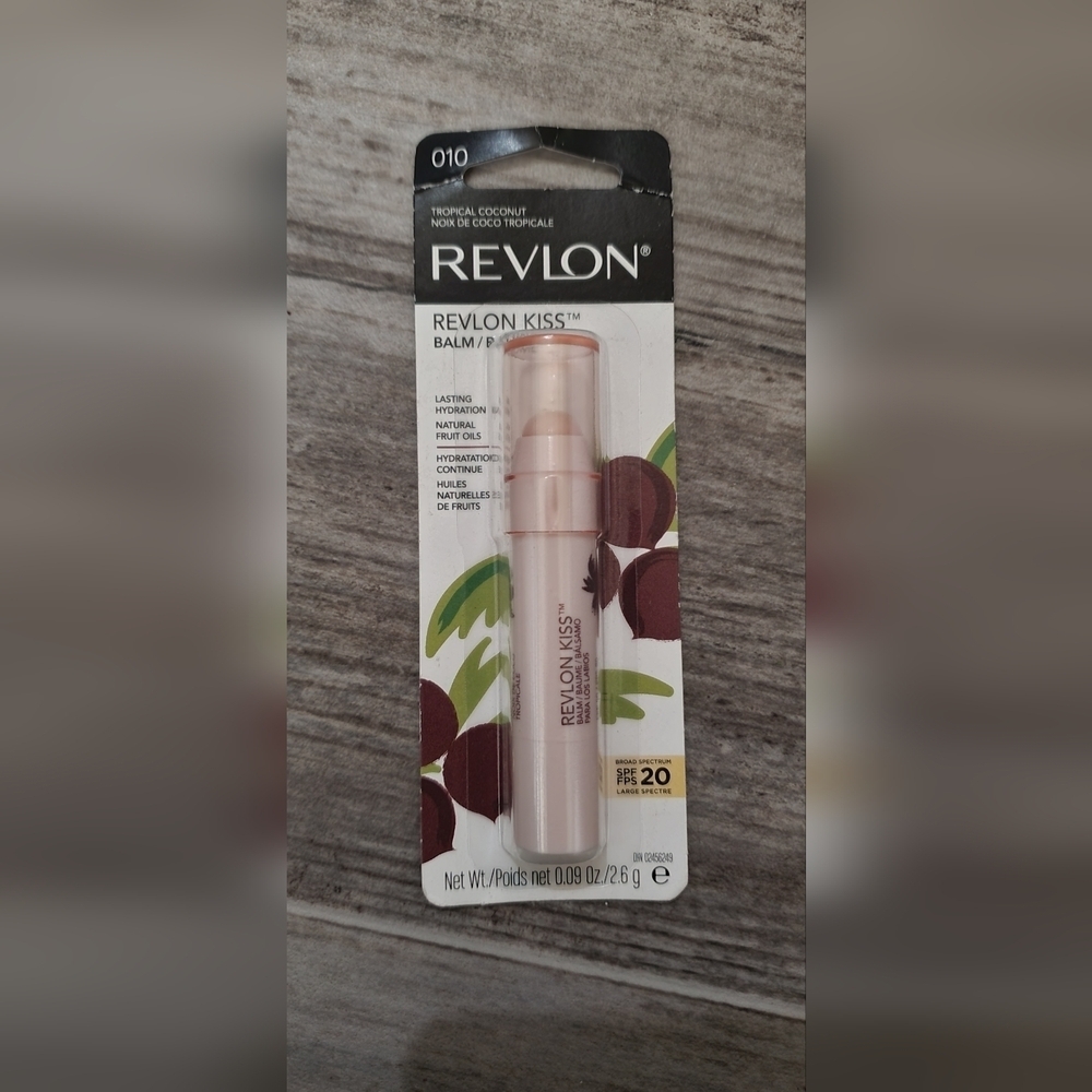 Revlon Lip Balm, Kiss Tinted Lip Balm, Face Makeup with Lasting Hydration, SPF.
